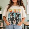 Custom Dog Photo T Shirt and Kids Tshirt Personalized Artwork Cotton Unisex Front Print Border Collie Tee