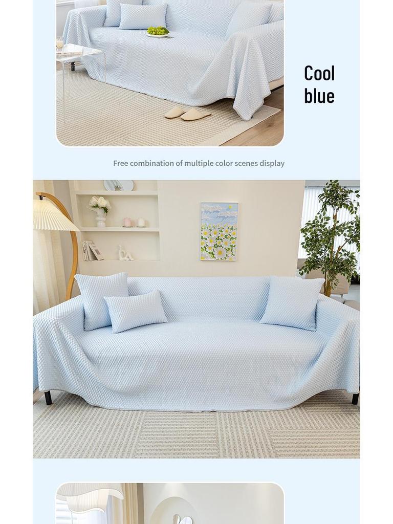 Modern Minimalist Anti-Scratch Cooling Sofa Cover & Bed Protector