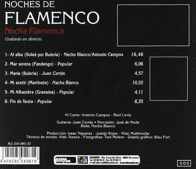 CD NOCHES DE FLAMENCO - Vol.1 Noche Flemanca US World Music Gebraucht