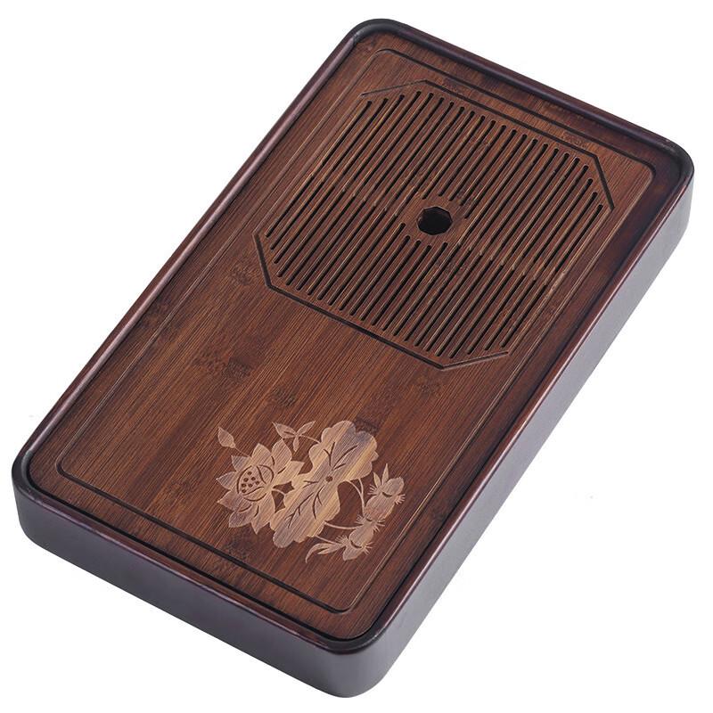 Modern Bamboo Wood Water Storage Tea Tray 48x28x6cm
