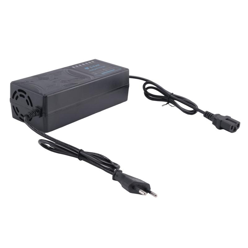 48V 20AH Electric Vehicle Charger 7 Light Display Power Display Current Leakage Protection/Full Pulse EU Plug