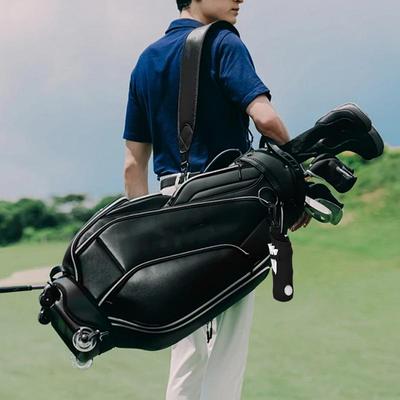 Golf Ball Holder Portable Golf Tee Holders Outdoor Golf Accessories Golf Ball Sleeve With Belt Clip Golf Ball Storage Bag For