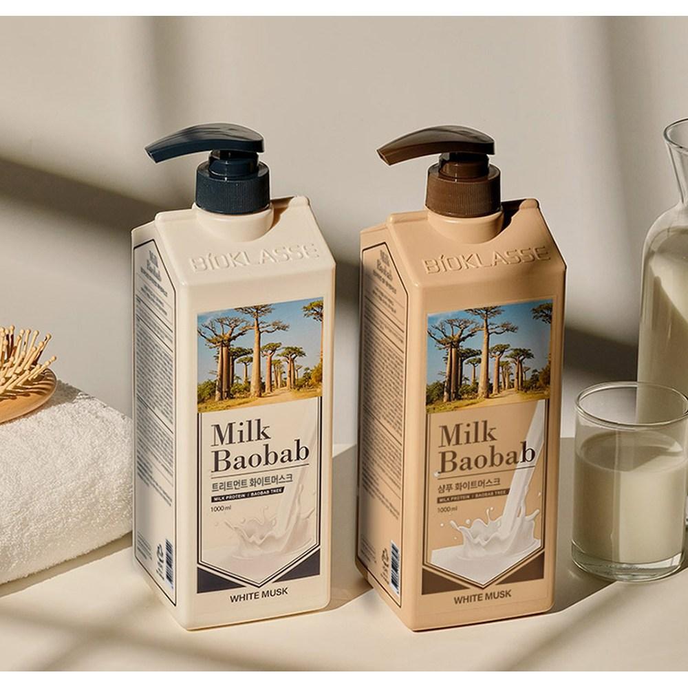 Milk Baobab Parfüm Shampoo Weißer Moschus Duft, 1L, 1 Stück