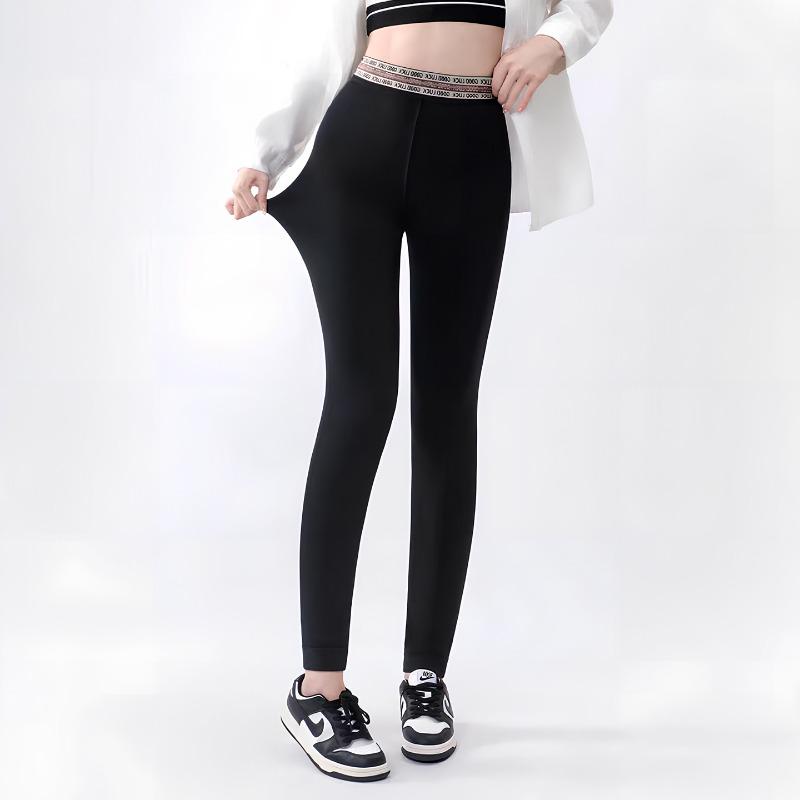 Autumn and Winter Cloud Pants Pure Cotton Shark Pants Seamless Yoga Pants Black Leggings Women's Outer Wear Nine-point Small Black Pants