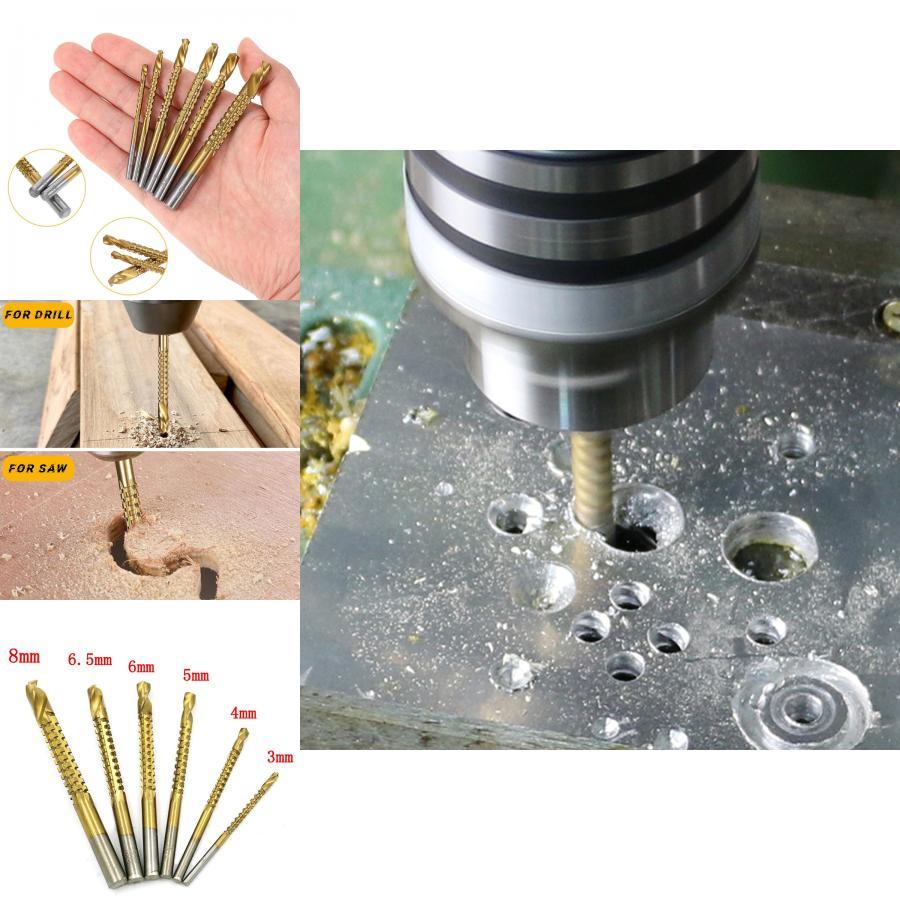 Highspeed Steel Grooving Drill Bits Set For Woodworking And Carpentry Professionals
