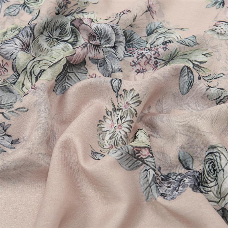 New Women'S Scarf Bandana Headband Flowers Vintage Luxury Summer Beach Square Cotton Handkerchief Bohemia Girl Accessories