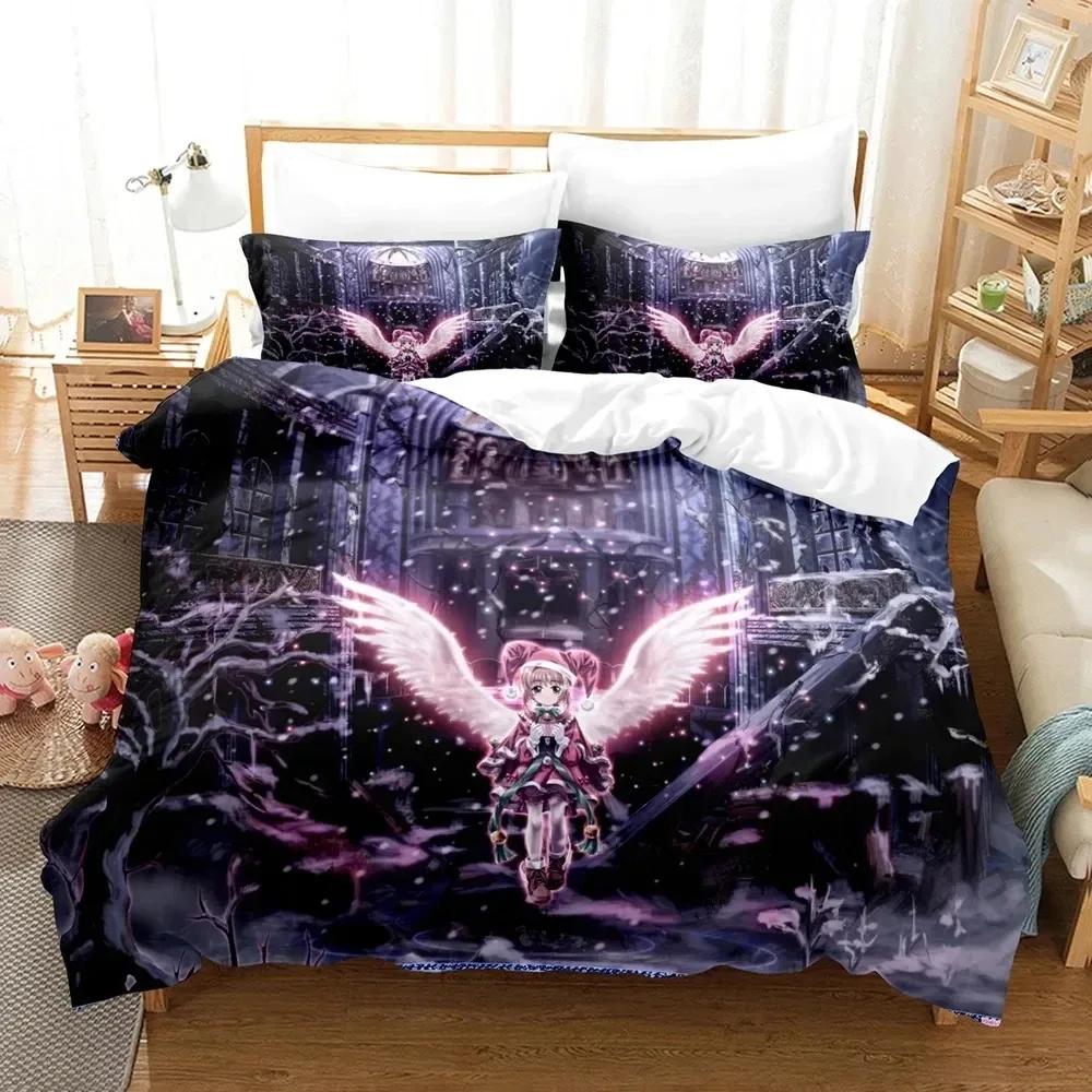 3D Print Anime Card Captor Sakura Bedding Set Boys Girls Twin Queen Size Duvet Cover Pillowcase Bed Boys Adult