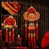 High Quality Velvety Plastic Combination Hanging Decors for Chinese New Year Spring Festival Multiple Scene Use 55KF
