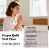 Prayer Quilt Text Panels Pre-Printed Inspirational Verses On Cotton Fabric Christian Sewing Project for Church & Charity