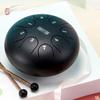 Stahlzungentrommel Mini 8 Töne G-Dur Handpan-Trommel Tank-Handtrommel mit Schlägeln Tragetasche Perkussionsinstrumente