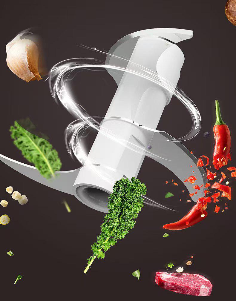 Portable Wireless Electric Meat Grinder & Garlic Masher - Mini Automatic Blender for Baby Food Processing