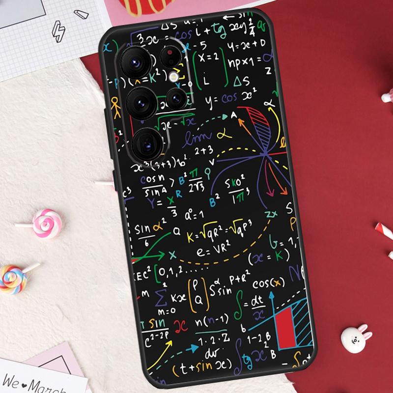 

Чехол-футляр с формулами по физике, науке и математике для Samsung Galaxy S24 FE S23 FE S20 S21 S22 S24 S25 Ultra S9 S10 S25 Plus Galaxy S25