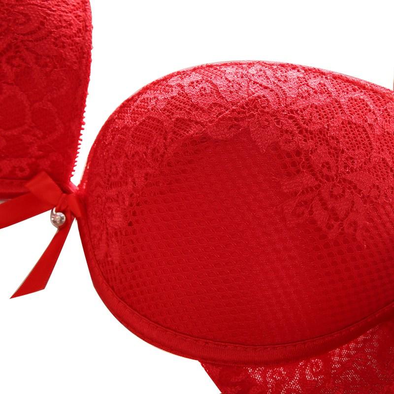 Underwear Women Bra Set Lingerie Set Luxurious Vintage Lace Embroidery Push Up Bra And Panty Set