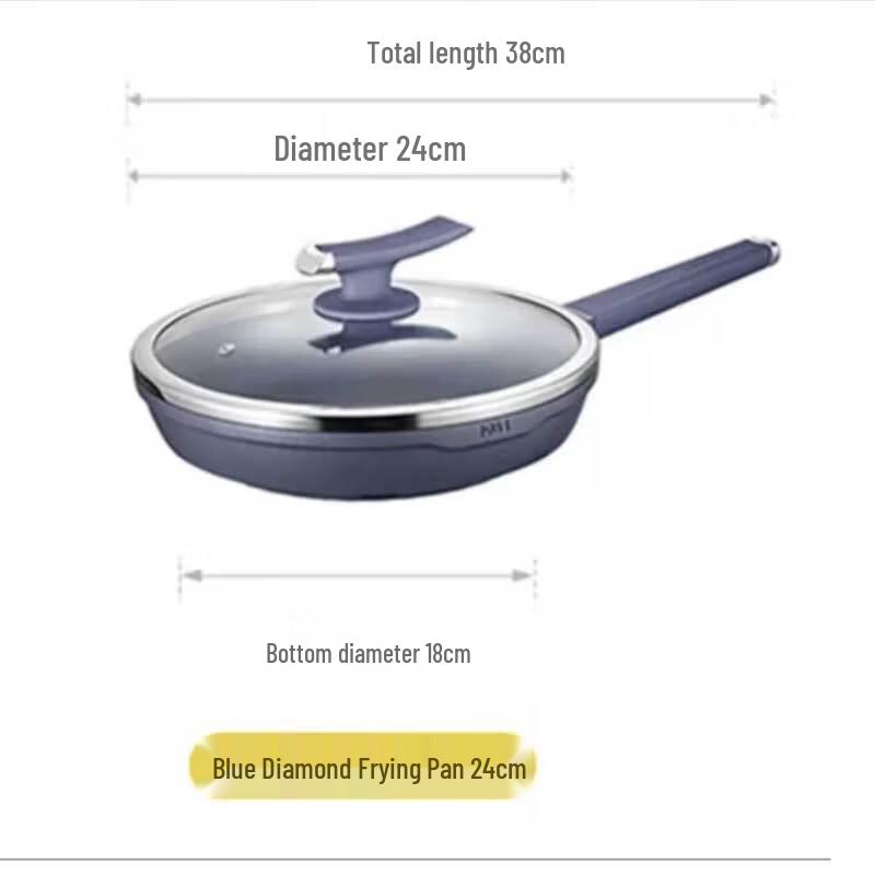 Chuda King Blue Diamond Frying Pan