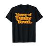 Sponsored Ad Retro Mayor of Funky Town Funny Vintage 70's Disco Party T Shirt Vintage Washed Top For Everyday Wear Streetwear