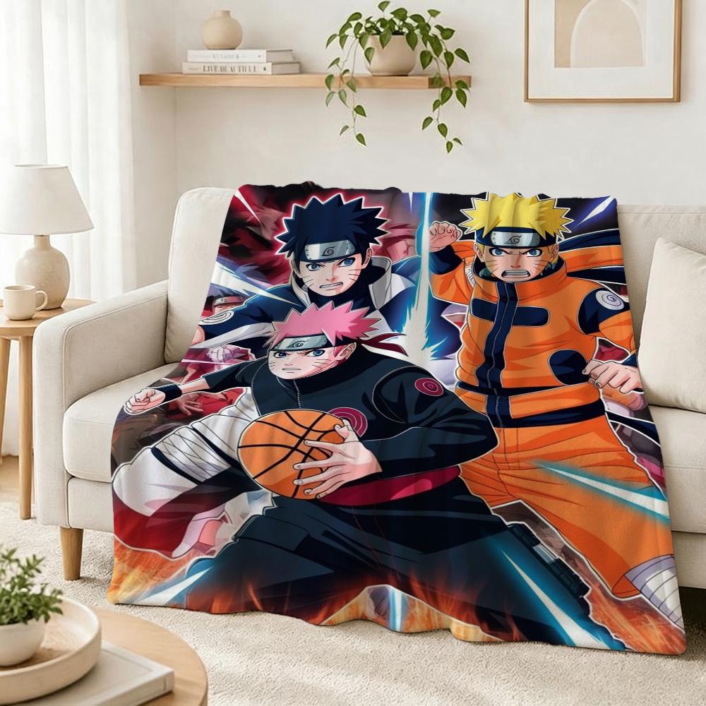 Naruto Unleashes Rasengan Theme Cute Flannel Blanket Skinfriendly Warm Fleece Blanket For Living Room Sofa Nap Home Decor Gift For Friends