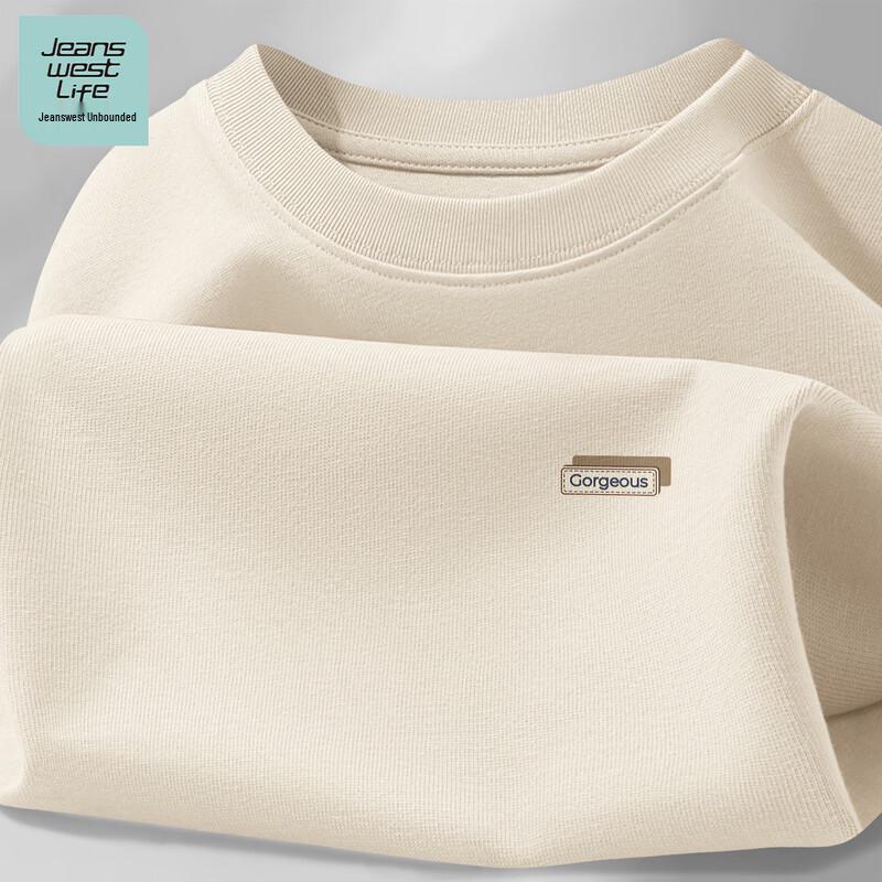 JEANSWEST LIFE Men's Pure Cotton Loose Fit T-Shirt