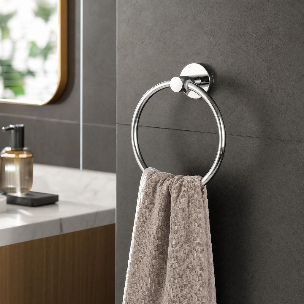 Stainless Bathroom Towel Towel Holder for Hand Towels and Washcloths