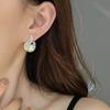 French Elegant Minimalist Large Statement Earrings for Women, Daily Wedding Party Jewelry Gift