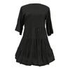 Ladies Fashion Color Loose Waist Short Sleeve Skirt Dress Party Sequin Dress