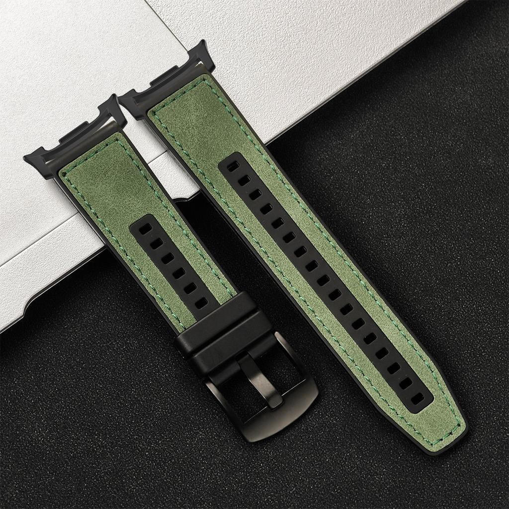 Bracelet en Cuir Silicone Pour Samsung Galaxy Watch 8/8 Classic 40mm 44mm 46mm Bracelet de Sport Pour Galaxy Watch Ultra 2025 47mm