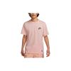 T Shirts Men's Pink Crew Neck Moderate Straight Fit FB9806-686