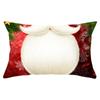Christmas Simple Print Series Peach Skin Waist Pillowcase Home Sofa Pillowcase Office Pillowcase