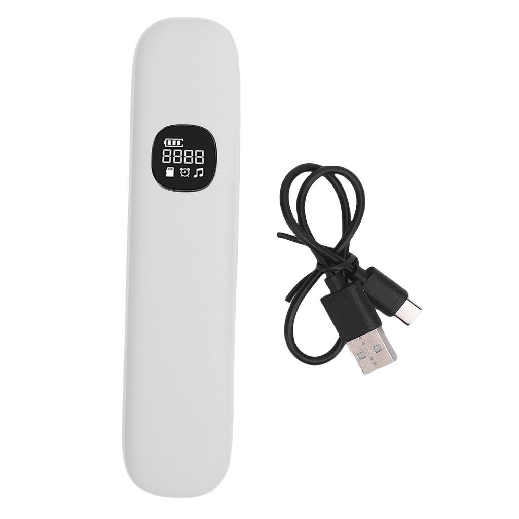 Knochenleitungslautsprecher Tragbare Unter-Kissen-Spieluhr zum Schlafen BT5.4 Kleine Speicherkarte Weiß