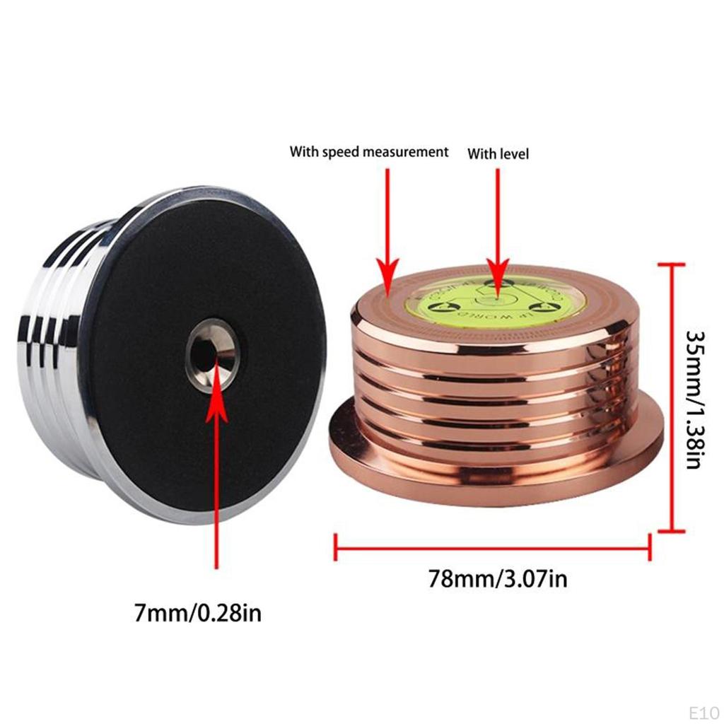Clamp LP Disc Stabilizer Turntable for Vibrations Ausgeglichen Weight Flange