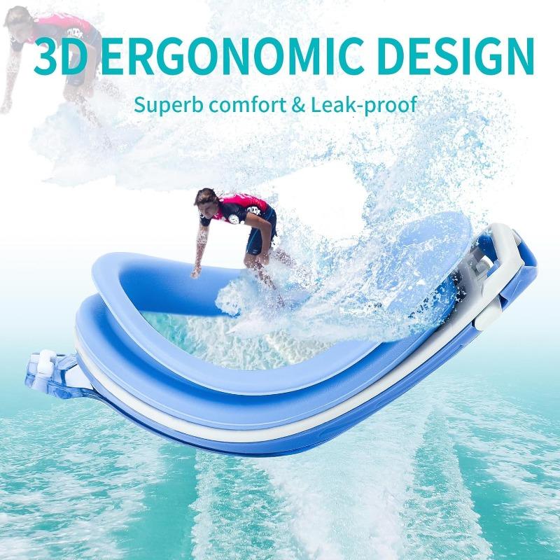 Yüzme Gözlüğü Erkek ve Kadın Silikon Yüzme Spor Gözlüğü