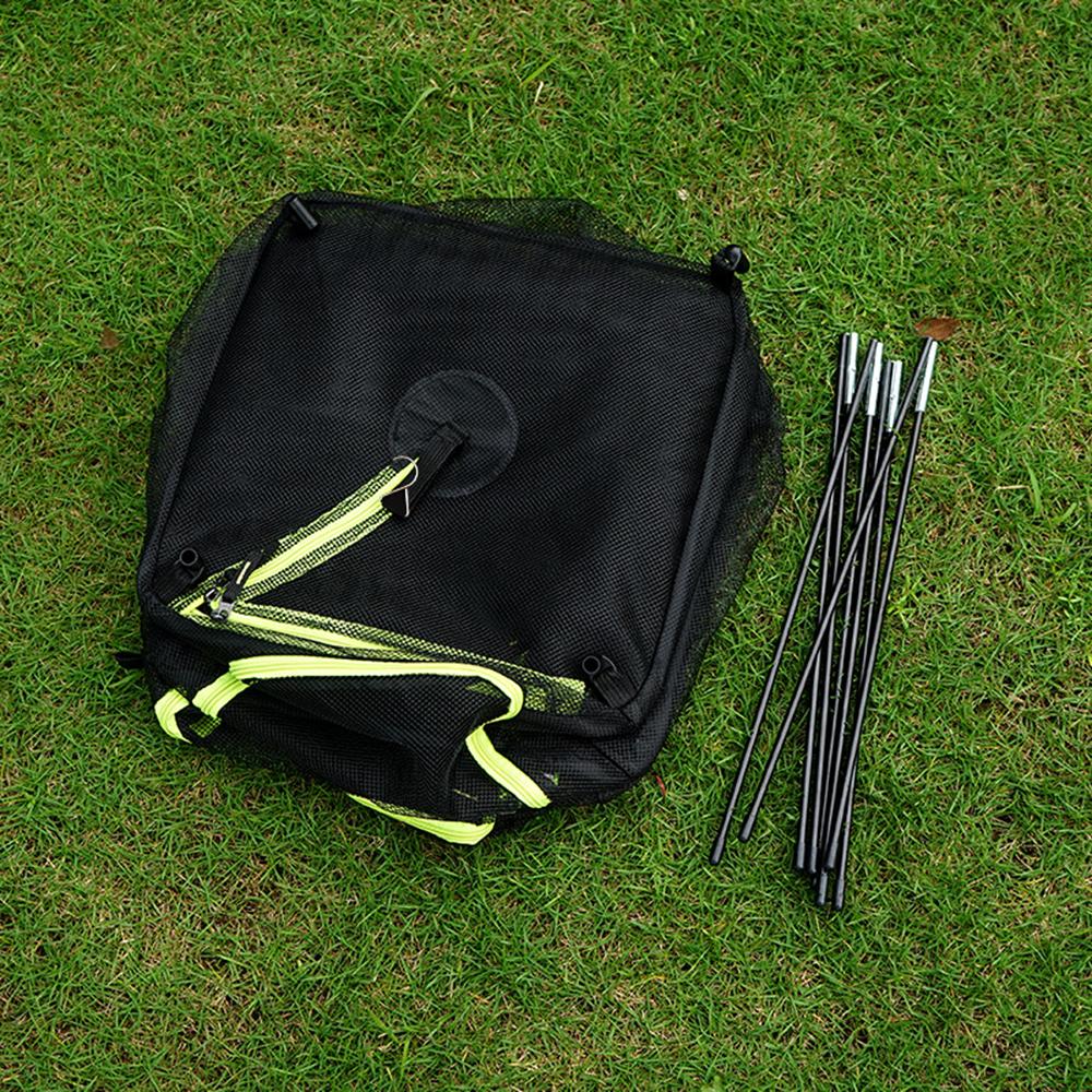 Camping Dry Net 4 Layer Foldable Drying Rack with Carry Bag Multifunctional Mesh Storage Basket for Outdoors Camping