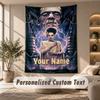 Tapestry Custom Name Text, Wall Hanging Tapestry Home Room DecorBride of Frankenstein