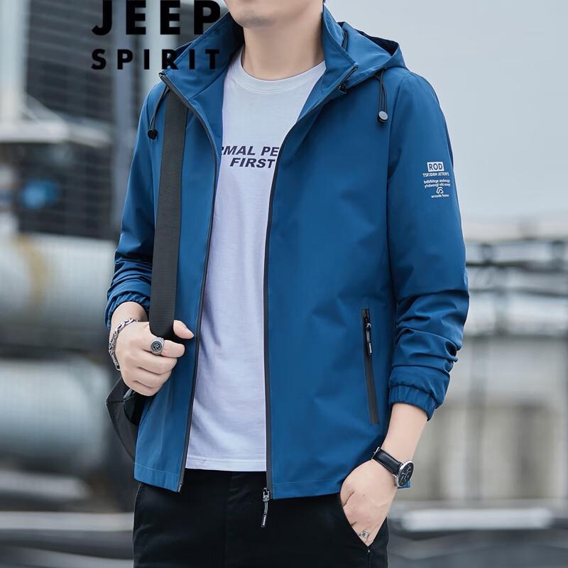JEEP SPIRIT Men's Casual Windbreaker Jacket