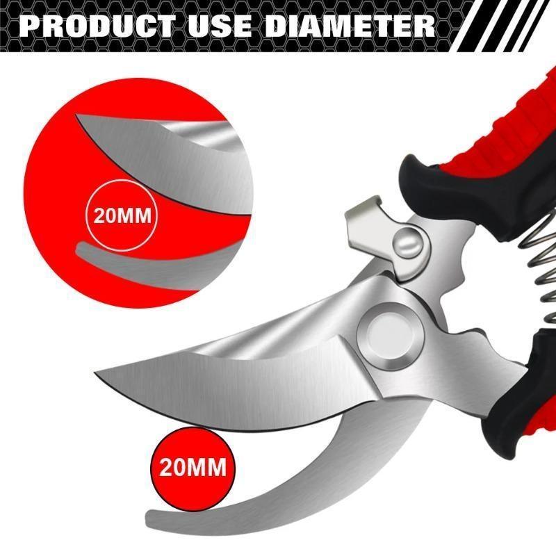 WISEUP Garden Scissors Grafting Tool Fruit Tree Pruning Shears Hand Gardening Plant Scissor Branch Pruner Trimmer Tools