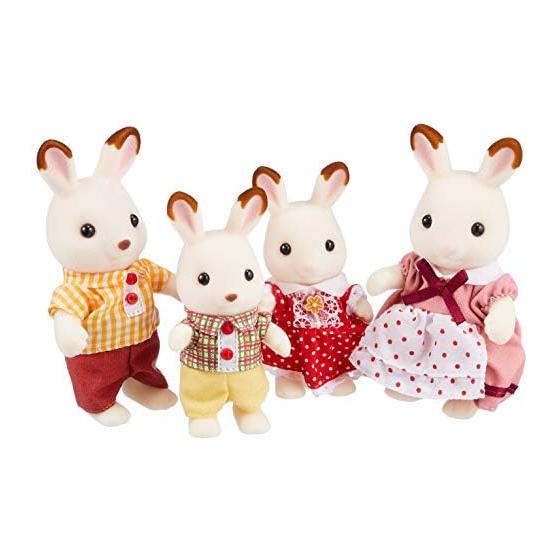 Куклы Sylvanian Families [Семья Шоколадных Кроликов] FS-16 Сертификация ST 3+ года Игрушка Кукольный домик Sylvanian Families EPOCH