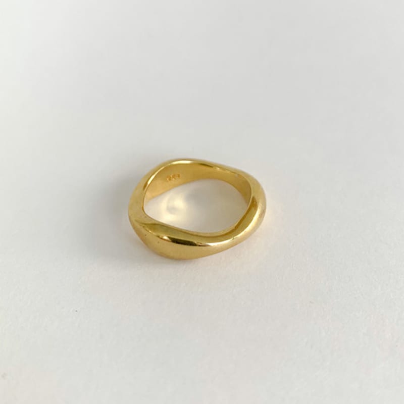 modernlike 14k gold-filled silver angle ring