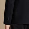 Men's Silk & Wool Blend Jacquard Stand-Up Collar Wool Coat