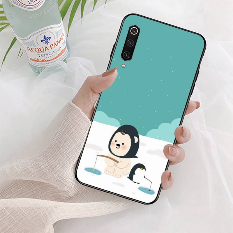 Cute Cartoon Bear Animal Phone Case for Xiaomi Mi 5 6 8 9 10 Lite Pro SE Mix 2s 3 F1 Max2 3