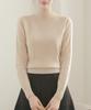 Keulleiseu Classic Mood 100% Wool Mock Neck Knit_Red