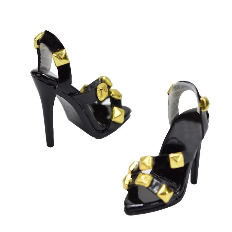 

1/6 Supermodel Doll High Heels Fashion Luxury High-End Women S Shoes For 30Cm Fr2 Fr6.0 Nu.Face Xianxian Doll Shoes Accessories Set