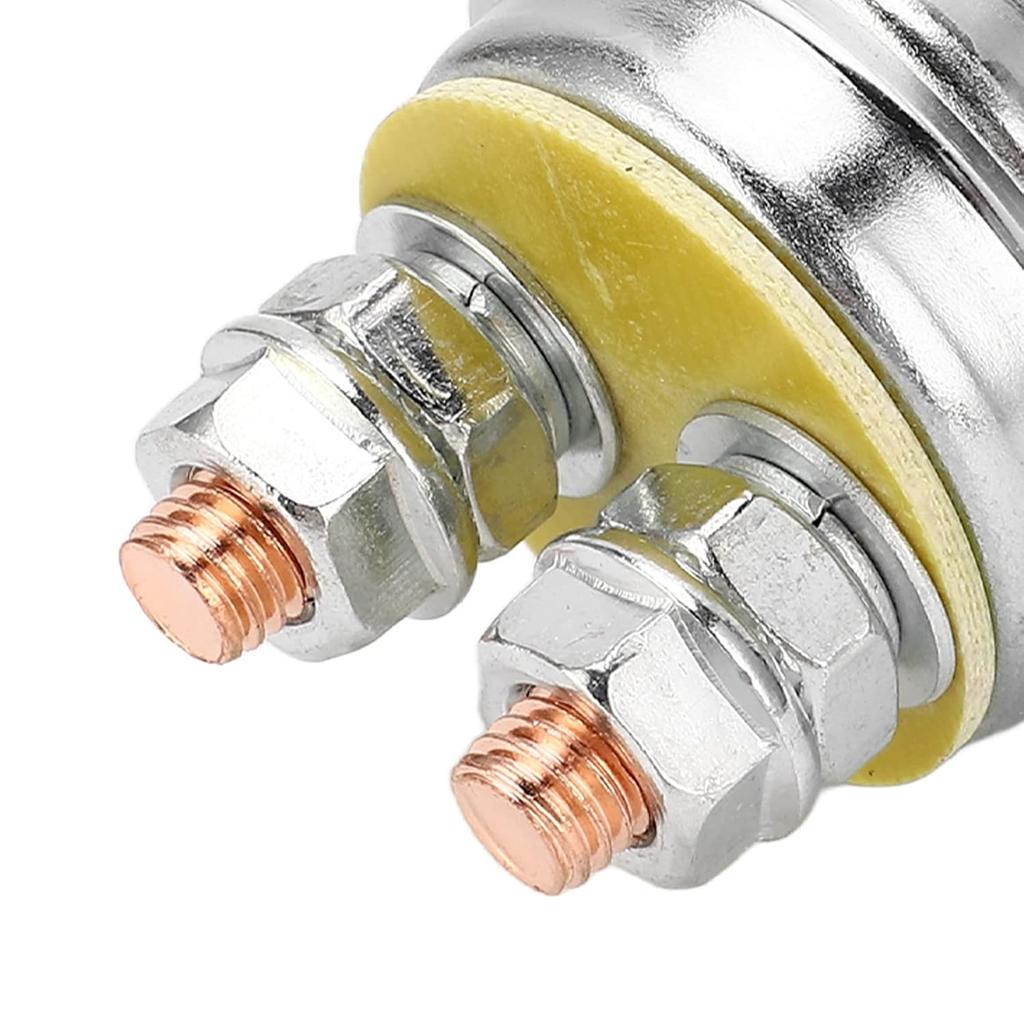 Winch Relay, Waterproof Relay 600A DC 12V Durable Brass Coil for Snowmobile Winch Solenoid Winch Relay Solenoid