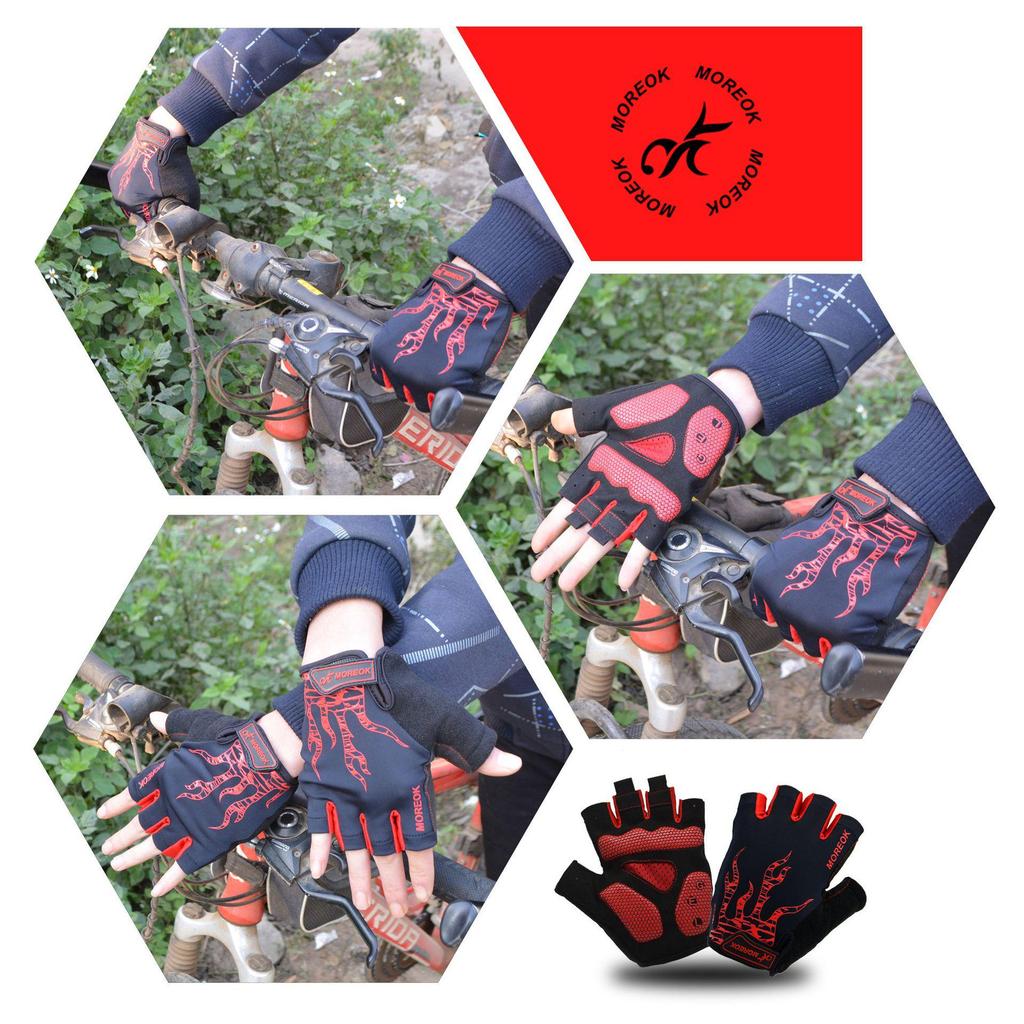 New Mountain Road Bike & Motorcycle Half-Finger Riding Gloves for Outdoor Sports