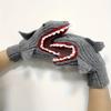 Polyester Shark Mittens - Cute Knitted Hand Warmers. Perfect Xmas Gift!