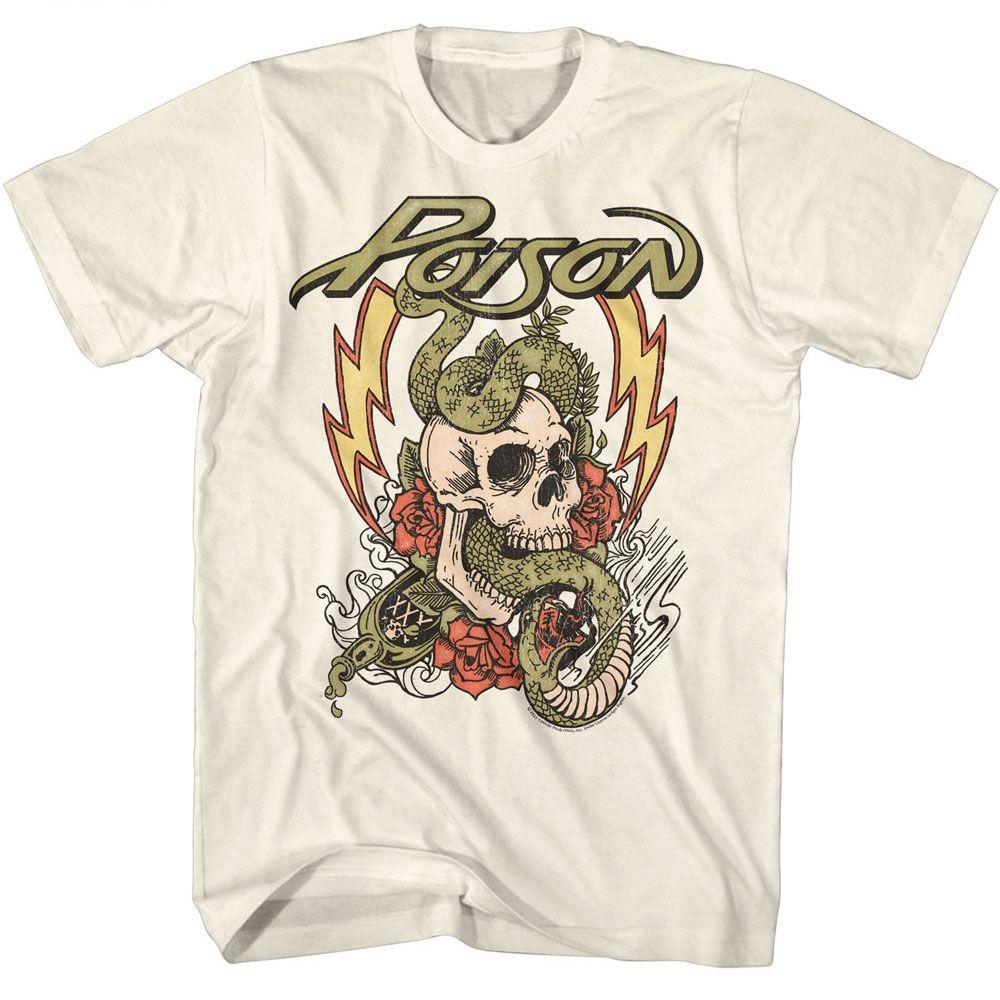 Poison Fade Color Skull Music Shirt S разноцветный