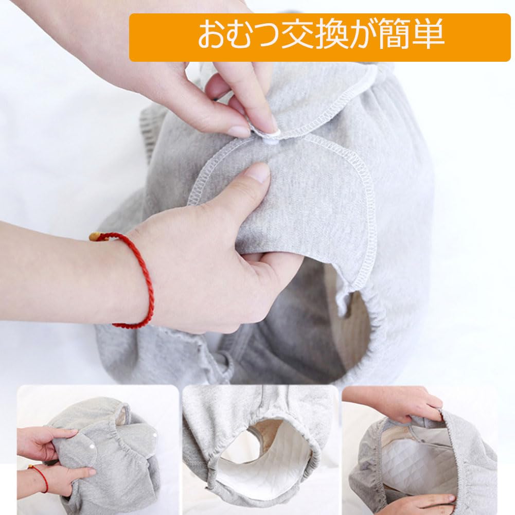 LAROTSUBA Incontinence Adult Cloth Protective Washable Pocket Diapers with Changeable Inserts for and Postpartum Set of 2 Size Underwear, Diapers,