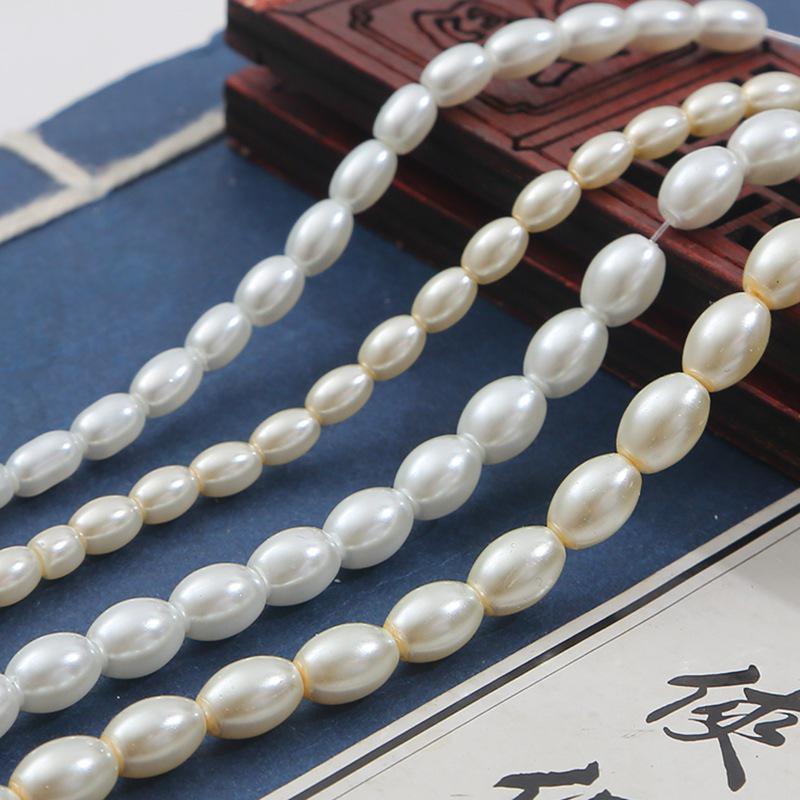 Off-White Oval Pearl Bracelet & Earring DIY Kit - Handmade Hair Accessories