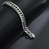 Stainless Steel Men's Trendy Cuban Hip Hop Titanium Bracelet