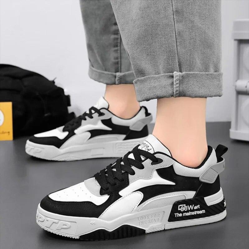 Herbst Neue Wohnungen Atmungs Fashion Lace Up Casual Sneakers Männlichen Komfort Sport Outdoor Laufschuhe Männer Schuhe Zapatillas Hombre