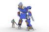 PM Office A 5inch Mechanism Wolf Fang Kuga 2001 TYPE01 Soryu Scale Plastic Model PP216 1/35 Pre-colored (Robot)