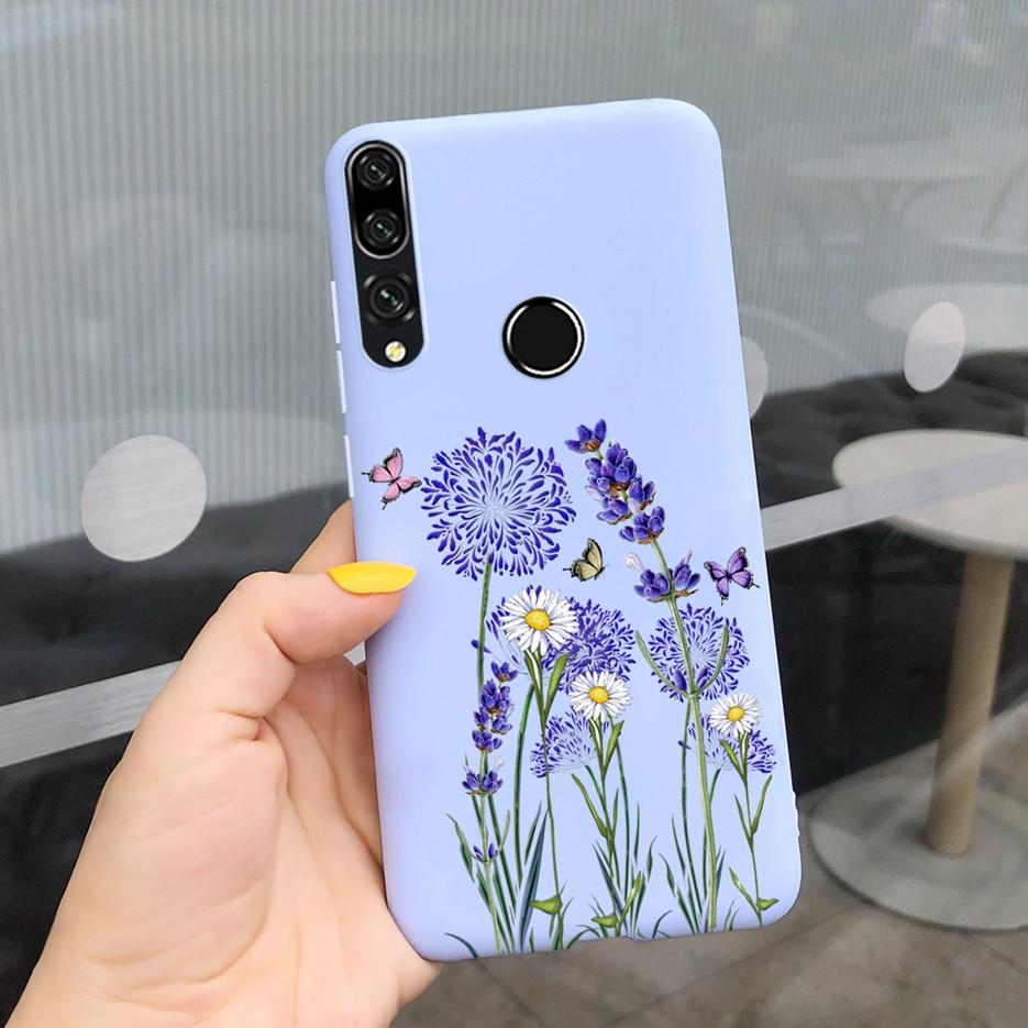 For Huawei Y9 Prime 2019 Case STK-L21 Stylish Flower Cartoon Phone Cover For Huawei Y9 Y 9 Prime 2019 Cases Fundas Coque Bumper